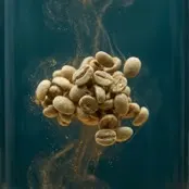 Caffeine diffuses out