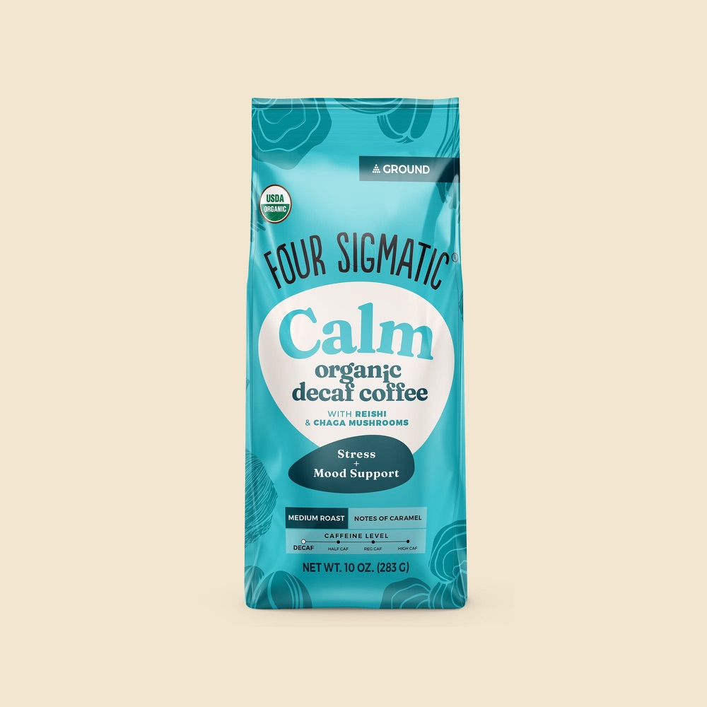 Four Sigmatic Organic Calm Decaf Ground Coffee