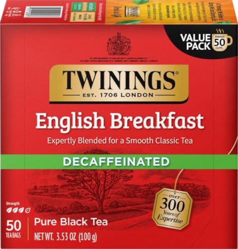 Twinings Decaffeinated English Breakfast Tea