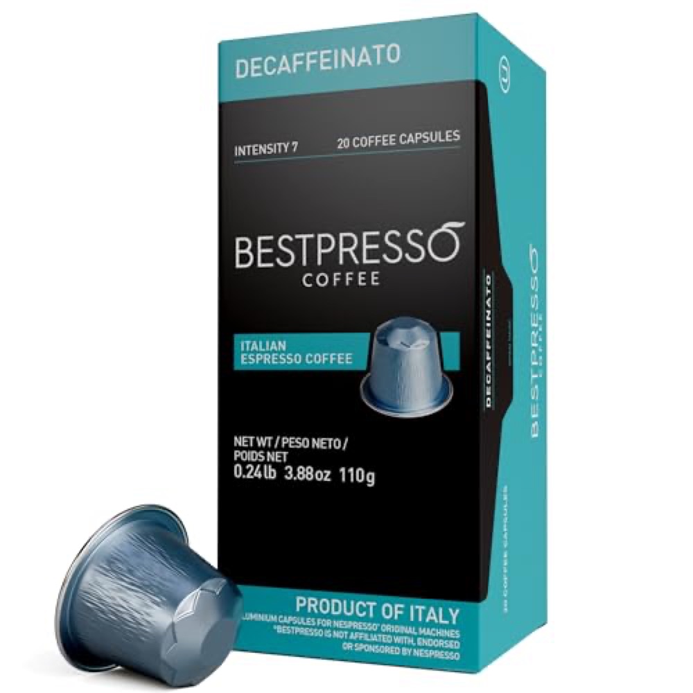 Bestpresso Nespresso Decaffeinato Italian Espresso Pods